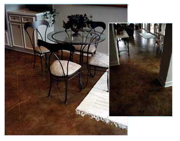 Stained Concrete Floors Stamped Artistry Houston Tx