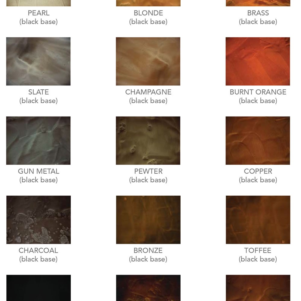 Valspar Brilliant Metals Color Chart