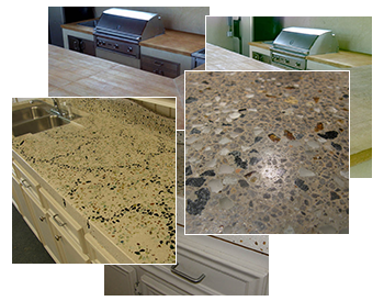 Concrete Countertops Stamped Artistry Houston Texas