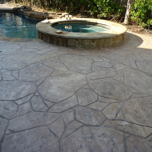 Stamped Concrete Artistry - Stamped Concrete Patio Flagstone Look